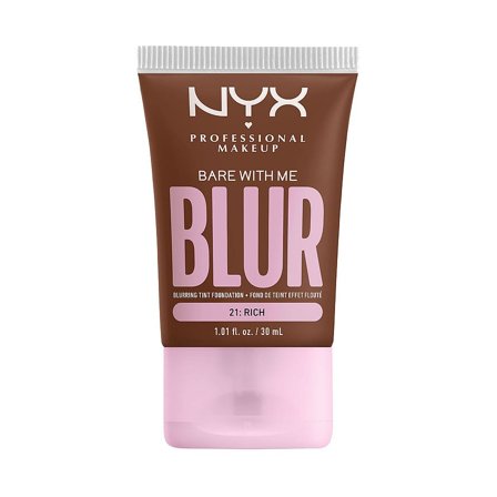 NYX PROFESSIONAL MAKEUP Bare With Me Blur Tint Foundation 21 Rich, Makeup, Ansigt, Foundation