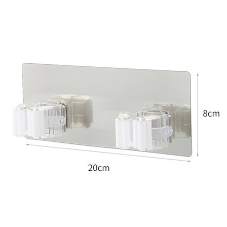 Starka krokar självhäftande multifunktionskrokar Väggmonterad mopp Orga D