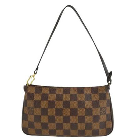 Louis Vuitton Vintage, Pre-owned Canvas louis-vuitton-bags Bruin, Dames, Maat:ONE Size,leather