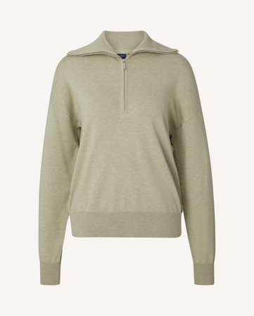 Lexington Reagan strickpullover mit halbem reißverschluss