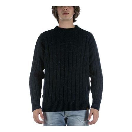 Timberland, Round-neck Knitwear Zwart, Heren, Maat:XL