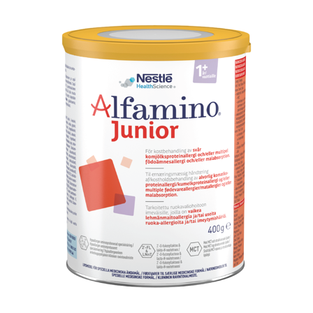 Alfamino Junior Spesialnæring ved alvorlig matallergi pulver, 400 g