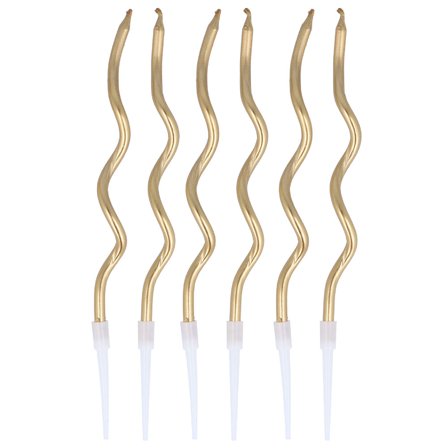 Kierretyt Kakkukynttilät Kulta