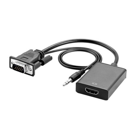 IC VGA till HDMI-omvandlare ljud stationär dator värdmonitor HD-överföringskabel
