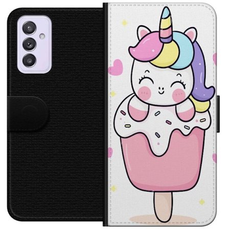 Plånboksfodral till Samsung Galaxy A82 5G med Glad enhörning