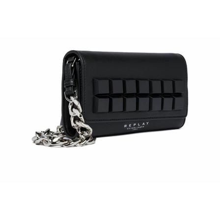 Replay, Cross Body Bags Zwart, Dames, Maat:ONE Size