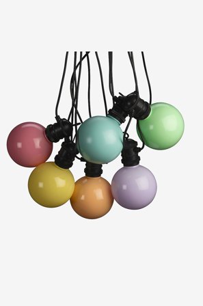 Konstsmide - Valosarja 10 polttimon vaihto. LED 450cm - Musta - Valoköynnökset - - Homeroom