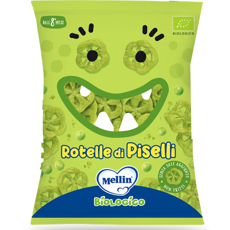 Mellin Snack Rotelle Di Piselli 20g