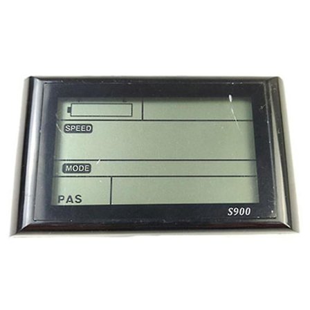 Elcykel LCD-S900 Display 36V 48V Intelligent Kontrollpanel med Ljuskontakt