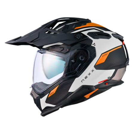 Kask Adventure Nexx X.WED3 Keyo MT Złamany Biały/Pomarańczowy S