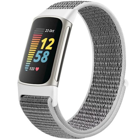 Band kompatibel med Fitbit Charge 5 Mjuk Nylon Armband