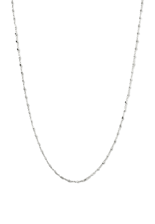 Syster P Sheer Station Necklace Halsband Dam Silver ONESIZE