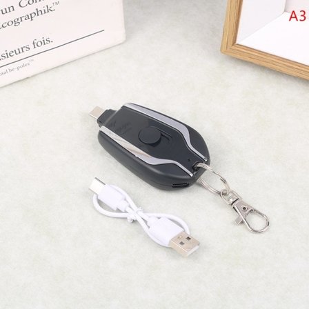 Mini Power Bank Kannettava Varavirtalähde Avaimenperä Mini Powerbank A3