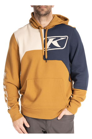 Hanorac Klim Cliff Hanger Fără Fermoar maro auriu/bleumarin M