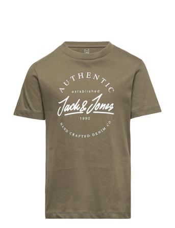 Jwharthur Chest Tee Ss Crew Neck Jnr Khaki Jack & J S