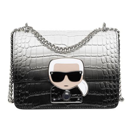 Karl Lagerfeld Shoulder Taske K/Ikonik Sort, Dame Skuldertasker, Størrelse: ONE Size