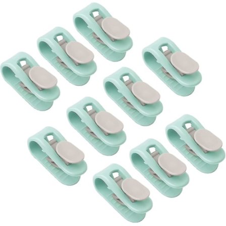 10-pack halkfria påslakansfästen, osynligt täcke