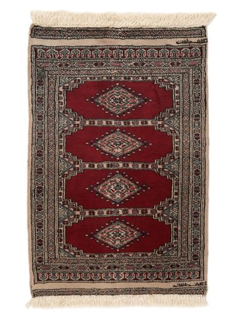 Pakistan Bokhara 2Ply Rug Oriental Black/Brown (Wool, Pakistan)
