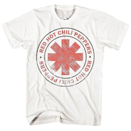 Høj kvalitet Rød Hot Chili Peppers Logo T-shirt til voksne mænd