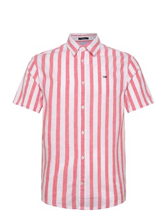 Tommy Jeans | Tjm Reg Linen Blend Stp Ss Shirt | L