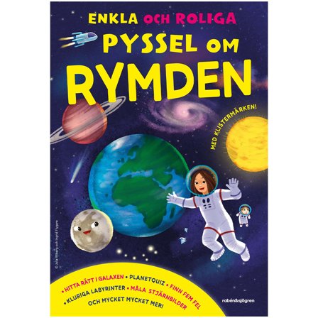 Enkle og sjove aktiviteter om rummet med klistermærker