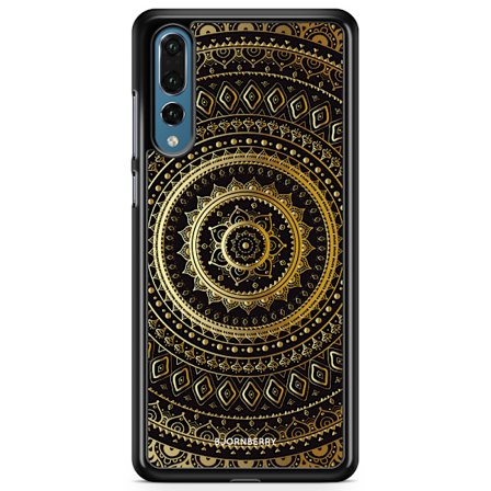 Bjornberry Skal Huawei P20 Pro - Guld Mandala