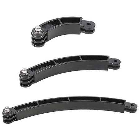 3-suuntainen kiinnityskypärän varren jatke kaareva GoPro 9 8 7 6 5 SJCAM 4K -kameroille