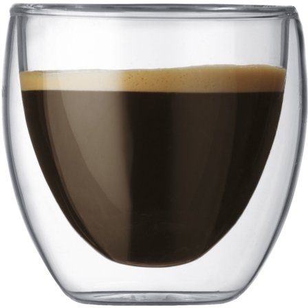 Bodum PAVINA Dubbelväggat espressoglas, 0,08 l - 2 st. | Dukning & Servering > Muggar & Koppar > Espressokopp | Bagaren och Kocken