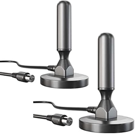 DVB-T2 HD/DVB-T DTT-antenni maksimaaliseen digitaaliseen vastaanottoon vakaalla magneettijalalla ja 3 metrin kaapelilla kaikille DVB-T2/DVB-T DTT-