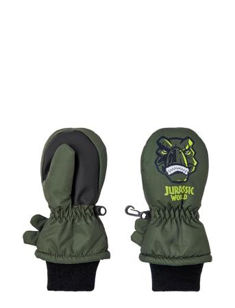 Nmmjru Jurassic Mitten Vde Accessories Gloves & Mittens Mittens Grønn Name It*Betinget Tilbud