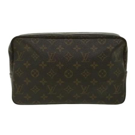 Louis Vuitton Vintage Pre-owned Canvas clutches Brun, Dame Vintage Tasker, Størrelse: ONE Size