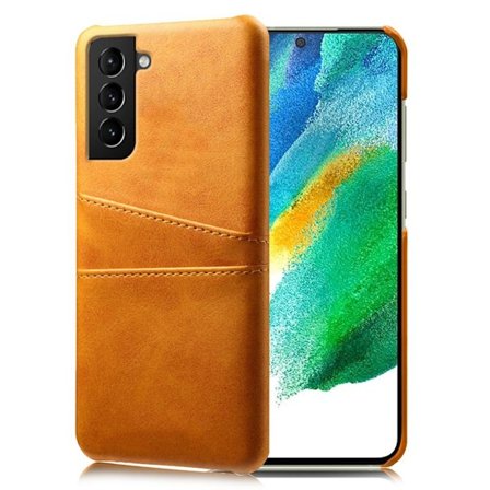 Dual Card Suojakotelo Samsung Galaxy S21 FE - Oranssi
