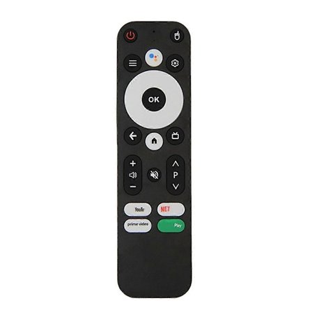 Til KM2 KM2 PLUS Android 4K UHD TV Boks Stemmefjernbetjening Sort