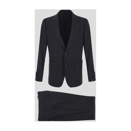 Lardini Single Breasted Suits , Grijs , Heren , Maat: M Business pakken