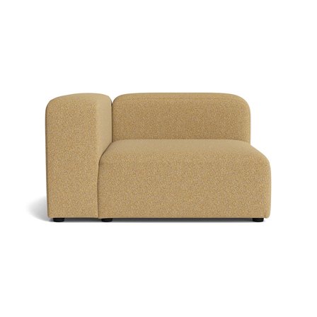 Milo chaiselong, venstrevendt - Puente Gul - 130x130x72 - Sofa, chaiselong