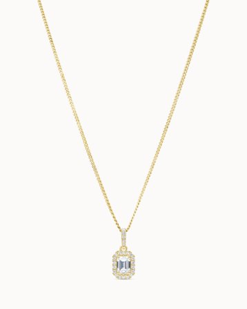 Diamanthalskæde Henrietta 18K Gultguld Naturlig Diamant 0.50 Carat - smykker fra Vanbruun