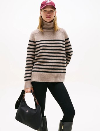 Tommy Hilfiger Popette Shoulder Bag - Black - ONE SIZE