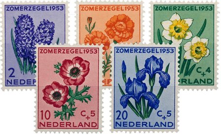 Holland 1953 - NVPH 602-606 - Postfrisk