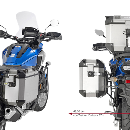 Soporte Bolsas Givi PL-CAM Monokey Cam-Side - Yamaha Tracer 900 2018-2020