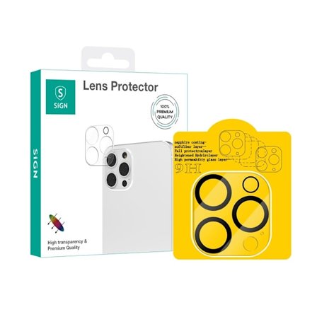 linsskydd i härdat glas för iPhone 16 Pro & iPhone 16 Pro Max