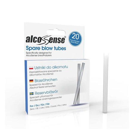 ALCOSENSE Munstycke 20/fp - Lyreco - Skyddsutrustning - Personligt skydd - Alkoholmätare