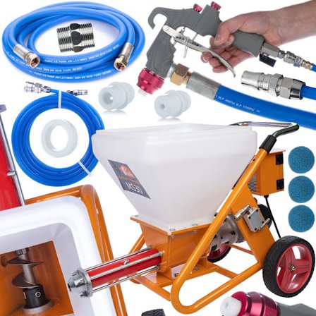 Pudsemaskine MaxStream30 3000W – 16 L/Min | 50L Tank | Til Gips- og Cementpuds