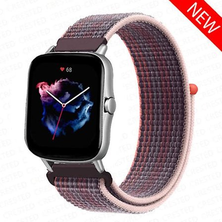 20mm 22mm Klockarmband För Amazfit Gts/2/2e/3/4/mini Gtr 4/2/3/pro 47mm Stratos 3 Nylonarmband Pulseira Correa Amazfit Bip Armband