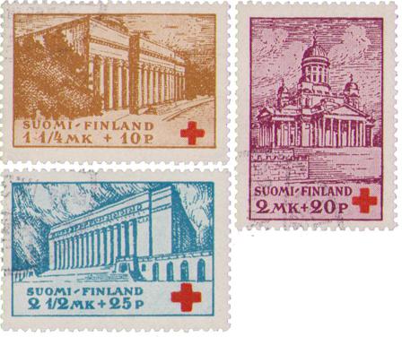 Finland 1932 - MICHEL 173-175 - Stemplet