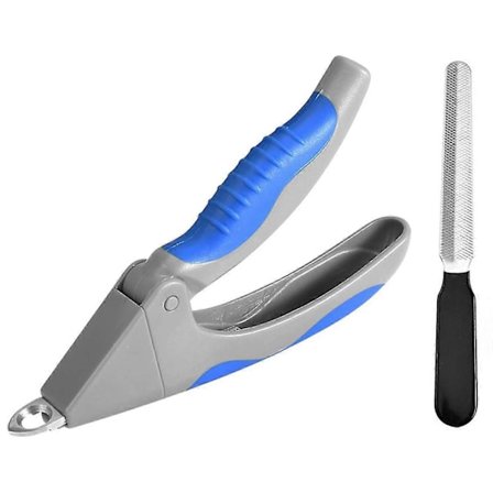 Kloklippere til kæledyr, klo-sliber i rustfrit stål til hunde, nem at bruge [D]