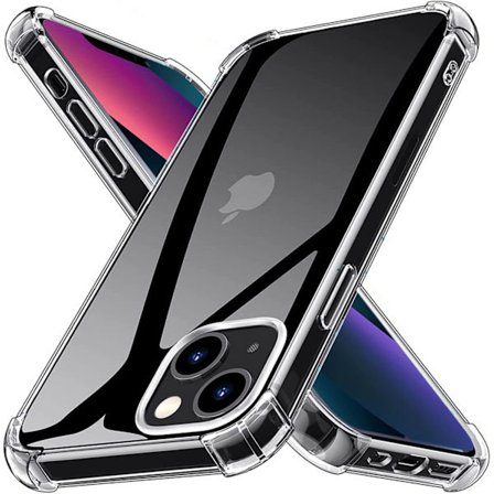 Yhteensopiva iPhone 15 -kotelon kanssa, iskunkestävä lompakkokotelo iPhone 15 -kotelolle suojakuorella ja kumipuskurisuojalla iPhone 15:lle, kirkas