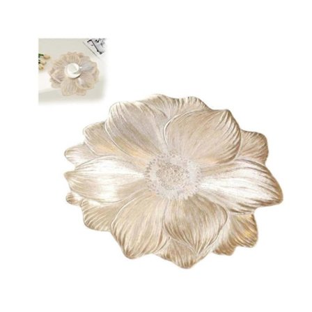 3 stk. Raidley Kreativ Blomst PVC Bordbrikke – Vanntett og Oljetett for Bord