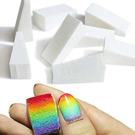 Gradient-kynnet Pehmeät sienet Väriliukumanikyyriin Nail Art -työkalut Tarvikkeet
