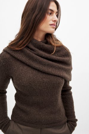Camille Charriere x NA-KD Pullover Wollmischung - Strickware - Braun - M (EU 38-40)