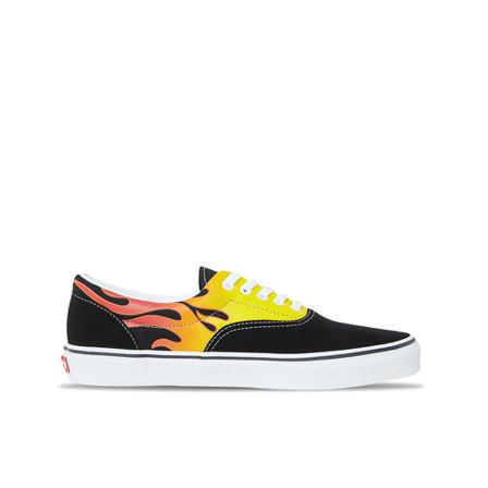 Vans Era - Flame , Zwart , Heren , Maat: 44 EU Sneakers